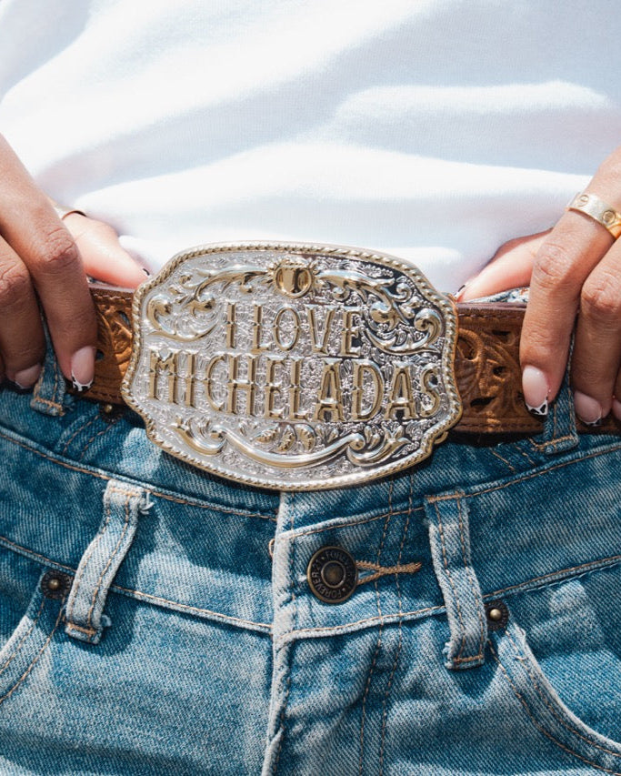 I Love Micheladas Belt Buckle